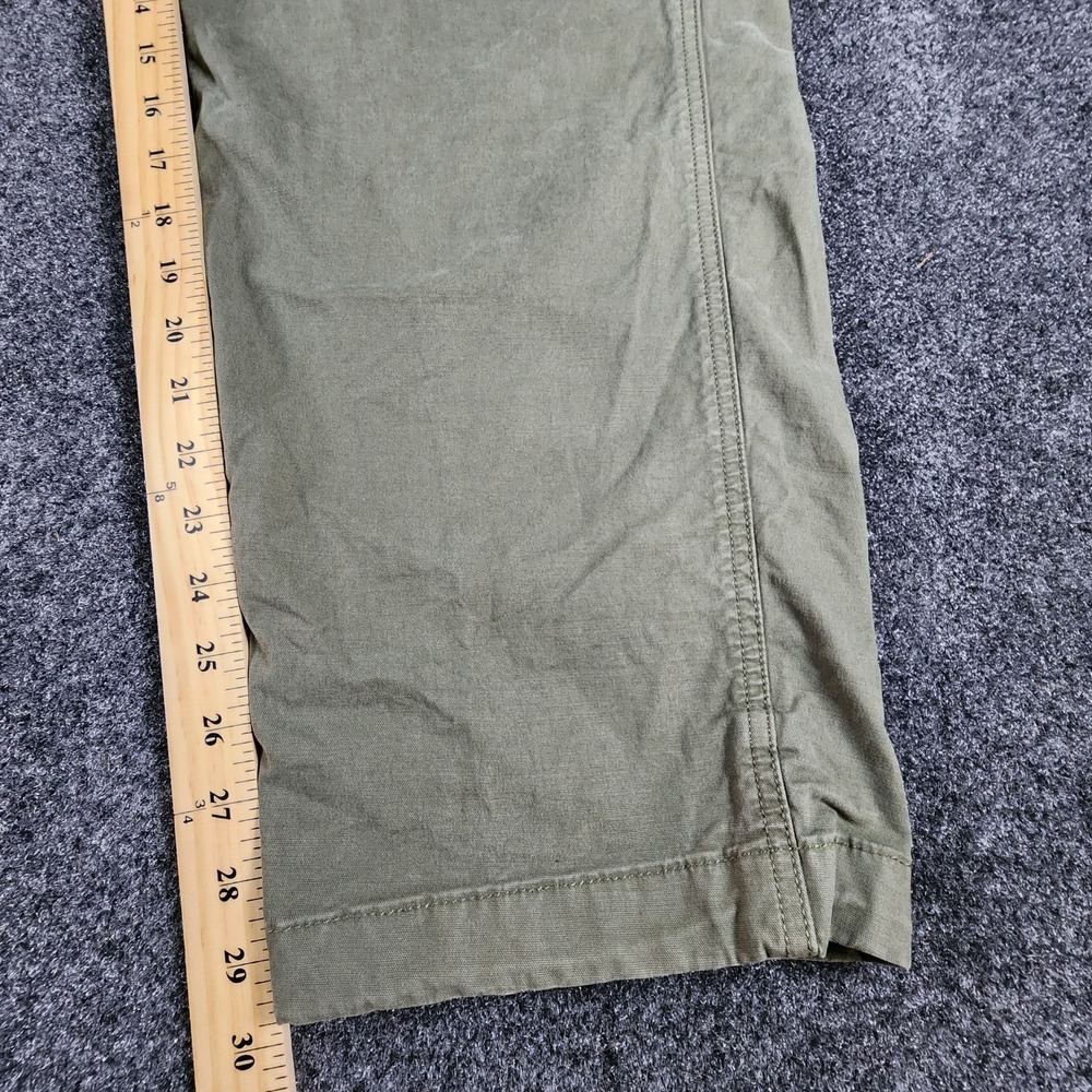 Uniqlo‎ Cargo Pants Men XL 37x30 Army Green Work Utility Military Wide Leg Baggy - Picture 9 of 10